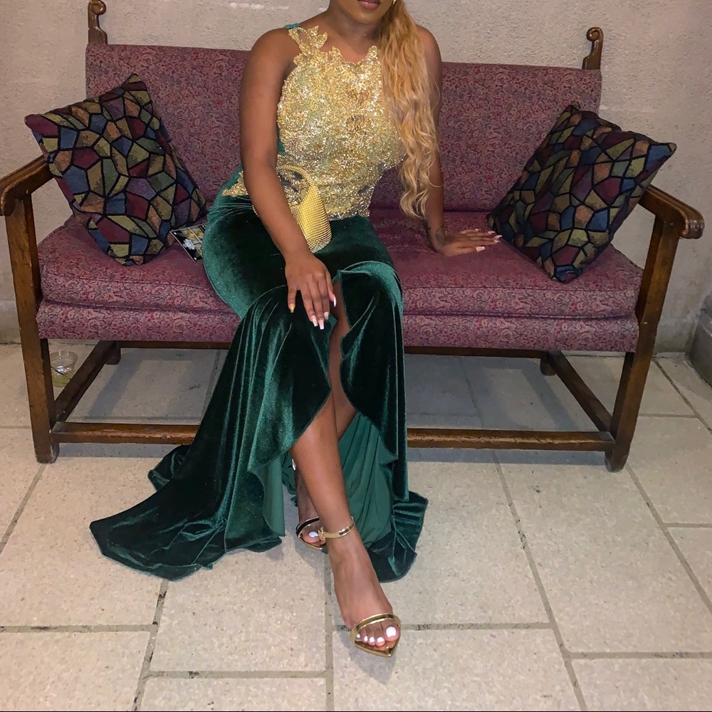 Emerald Green Ball Gown